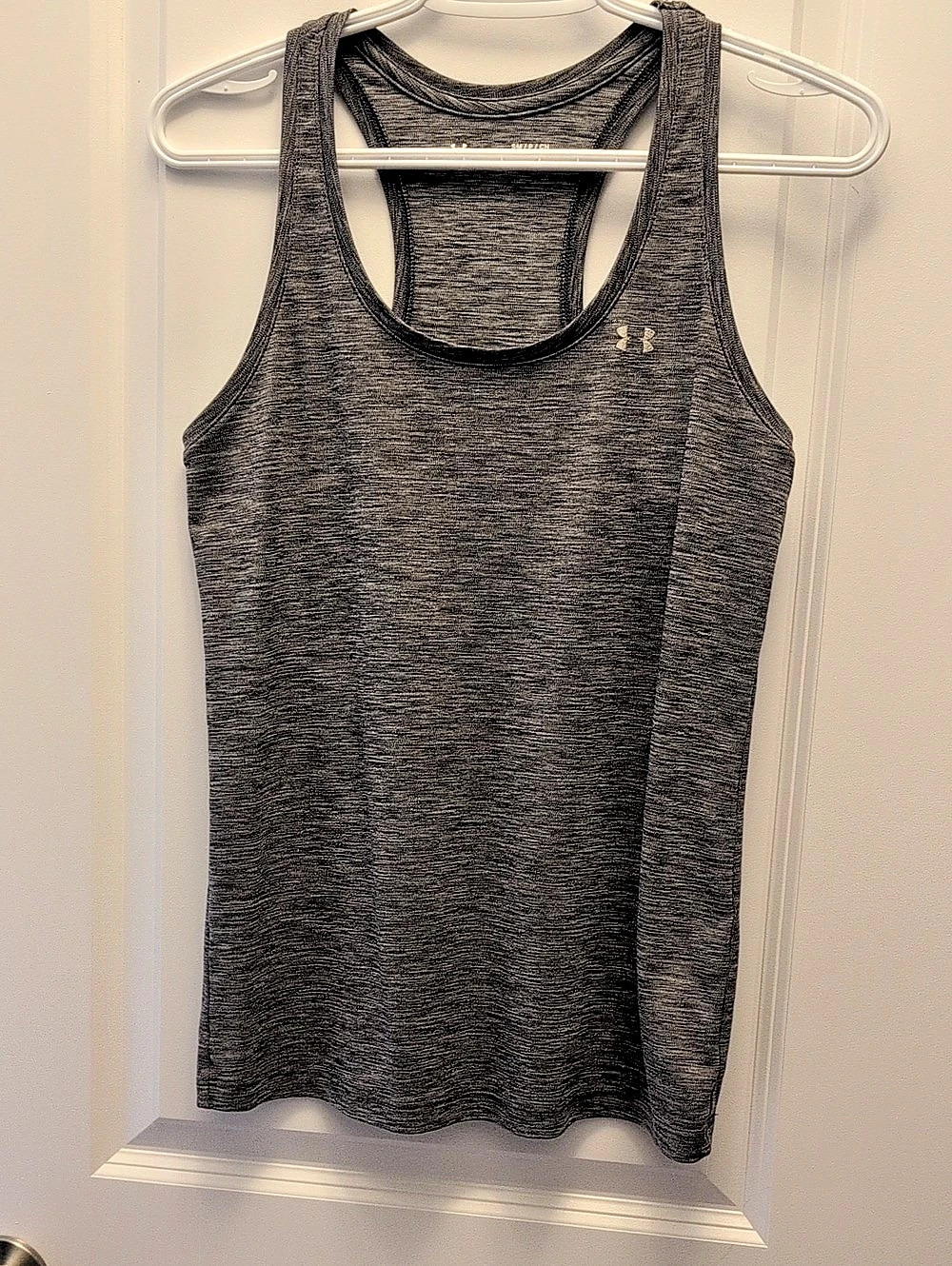 Under Armour HeatGear Armour Racerback Tank Gray Small